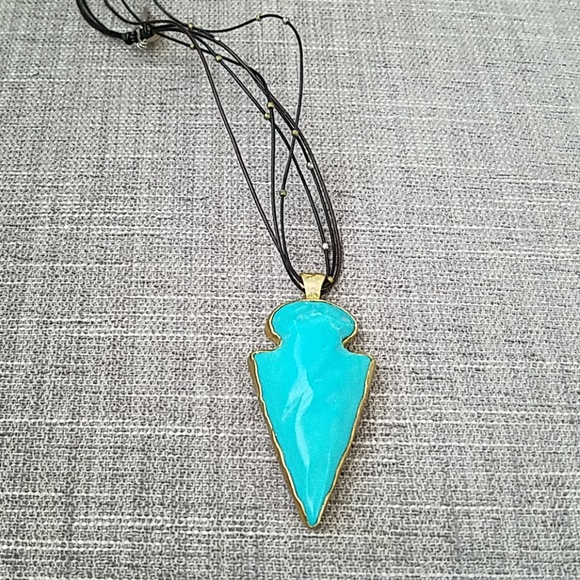 N3249 Silpada Arrowhead Pendant long necklace 28" .925 - Picture 6 of 8